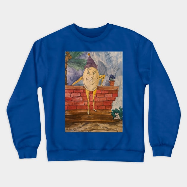 Thug Humpty Crewneck Sweatshirt by azbaelus